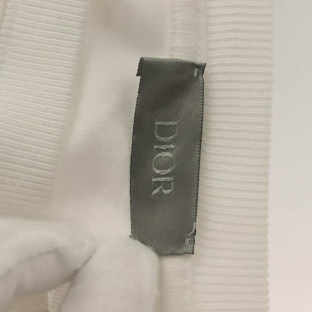 Christian Dior T Shirt Cotton White Auth ym014M